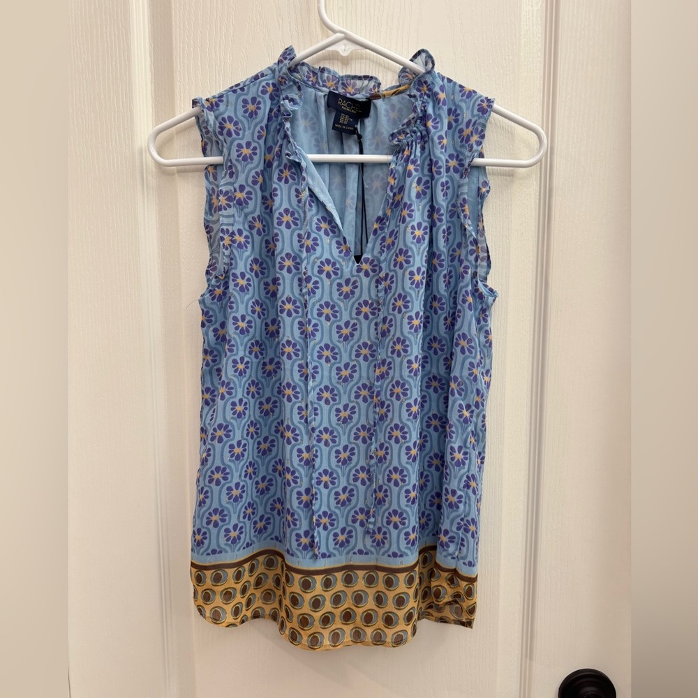 Rachel Roy Sleeveless Blouse Xsmall NWT